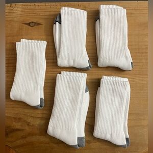 White and Gray Men's Socks